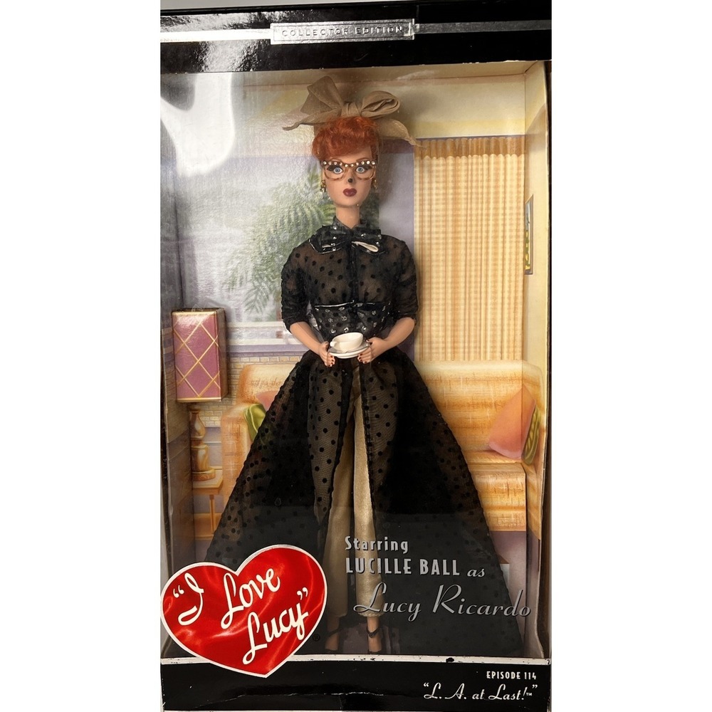 I Love Lucy Episode 114 LA at Last Doll 2002 Mattel B1078 NIB